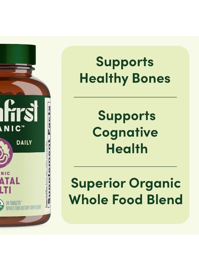 EarthFirst Organic Organic Prenatal Multi for Women - 30 Tablets - Image 3
