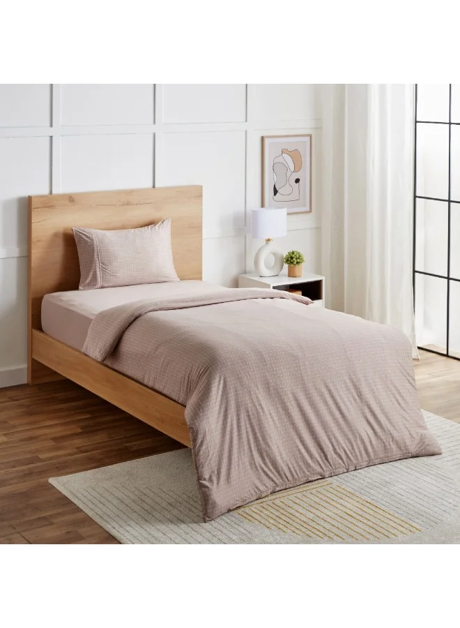 هوم بوكس طقم غطاء لحاف فيروم سترايب مايكروفايبر قطعتين 200 × 135 سم