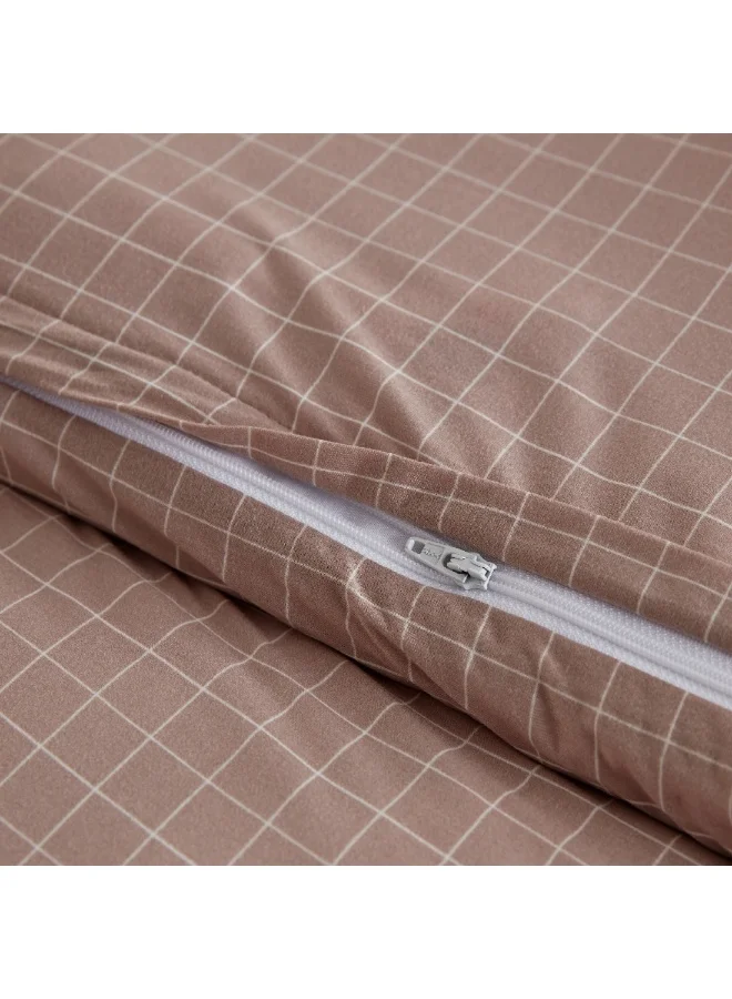 هوم بوكس طقم غطاء لحاف فيروم سترايب مايكروفايبر قطعتين 200 × 135 سم