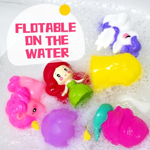 Hely Cancy Baby Bath Toys - No Hole Bath Toys for Kids, Bath Tub Shower Toys for Newborn Baby - Image 5