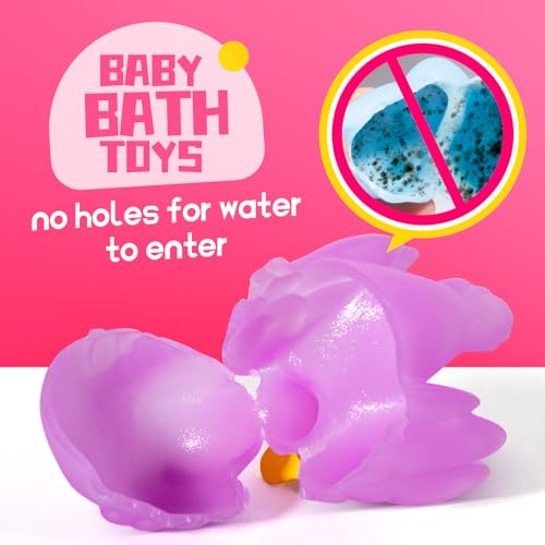 Hely Cancy Baby Bath Toys - No Hole Bath Toys for Kids, Bath Tub Shower Toys for Newborn Baby - Image 2