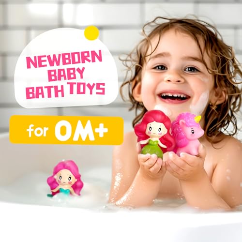 Hely Cancy Baby Bath Toys - No Hole Bath Toys for Kids, Bath Tub Shower Toys for Newborn Baby - Image 3