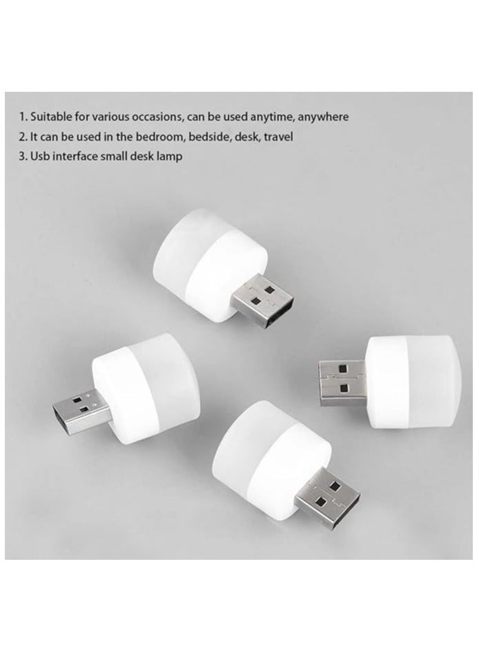 لينونيل أضواء USB ليلاً، لمبة LED صغيرة، توصيل، أبيض دافئ، صغير الحجم، مثالي لغرفة النوم، الحمام، الحضانة، المدخل، المطبخ، ضوء USB للسيارة - Image 4