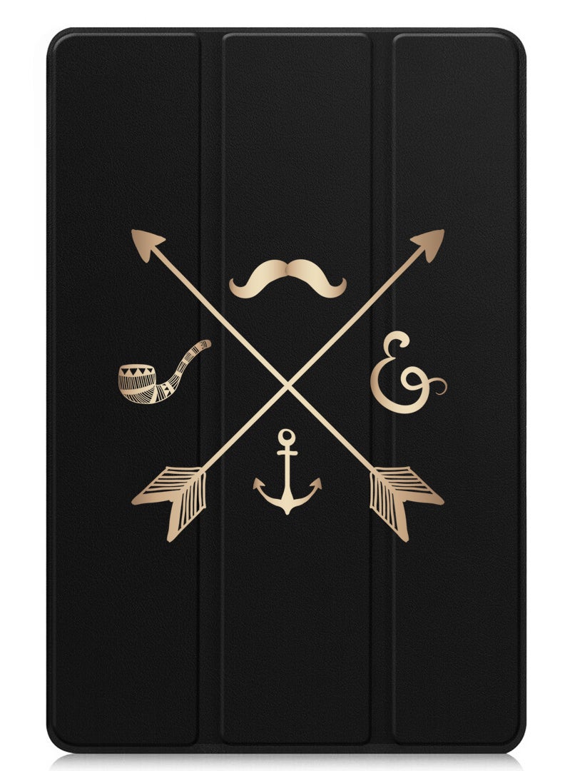 Theodor Protective Flip Case For Apple iPad mini 7th Generation (A17 Pro 2024 / Mini 6 2021 6th Generation) With Trifold Stand Auto Wake Sleep Shockproof Cover Signs - Image 1