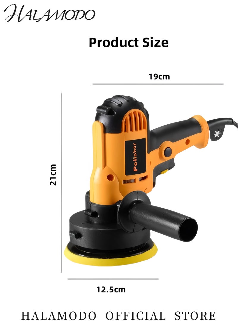 Generic - Car Buffer Polisher Kit for Professional Car Detailing Polishing & Waxing Rotary Waxer Adjustable Speed Detachable Polishing Pad Buffer Polisher for Floor & Car & Furniture & Metal - Image 1