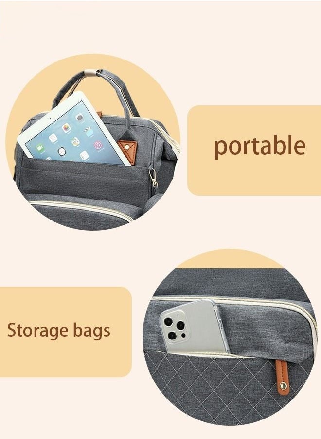 Bukela Diaper Bag Backpack, Multifunction Travel Back Pack Maternity Baby Changing Bags, Large Capacity, Waterproof and Stylish - Image 5