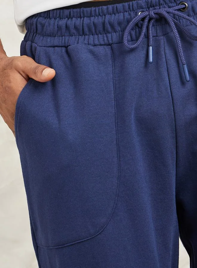 Styli Eco-Earth Oversized Terry Jogger With Panel Pocket
