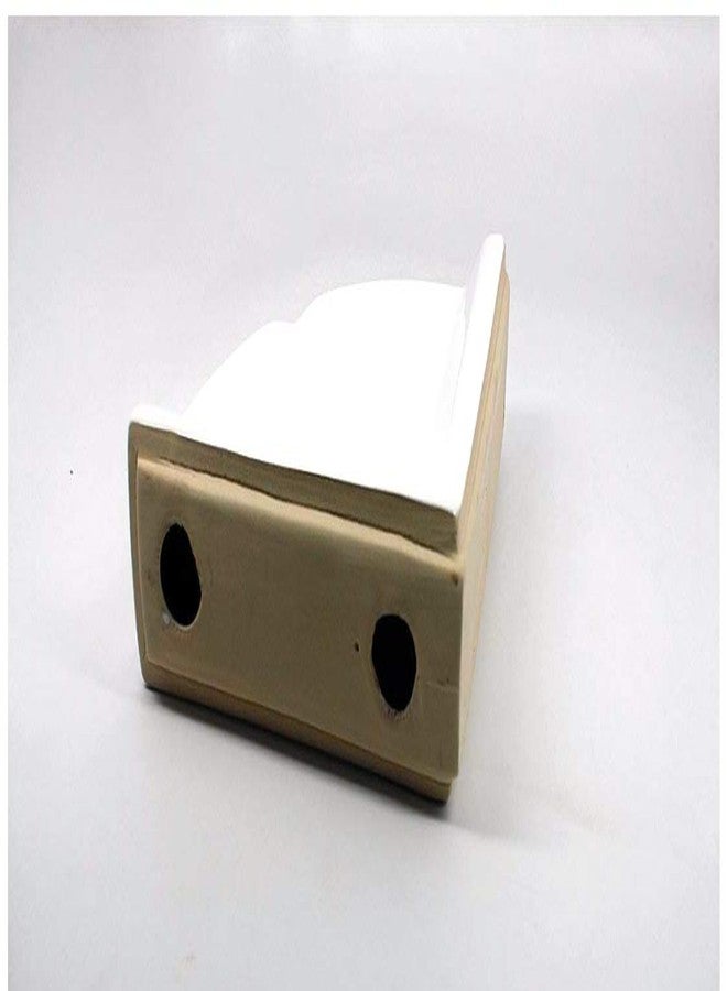 Daltile Restore 8-1/2 in. x 8-1/2 in. x 2-5/8 in. Ceramic Wall Mounted Corner Shelf in Bright White - Image 4