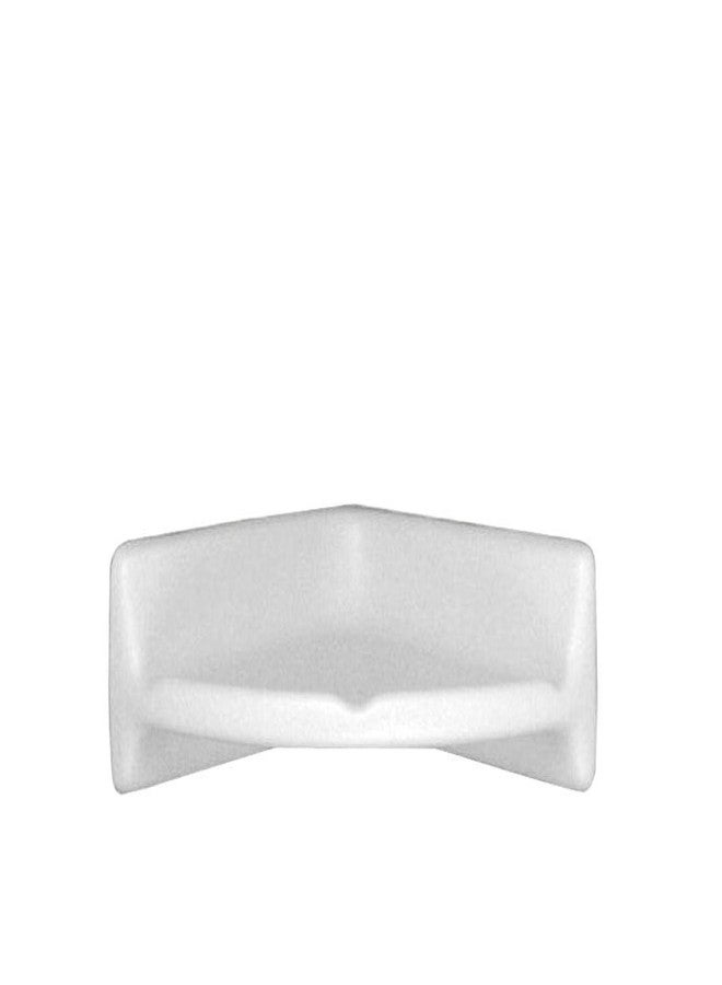 Daltile Restore 8-1/2 in. x 8-1/2 in. x 2-5/8 in. Ceramic Wall Mounted Corner Shelf in Bright White - Image 1