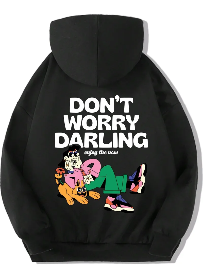 بي ار زد كولكشن Unisex Kids Don'T Worry Hoodie