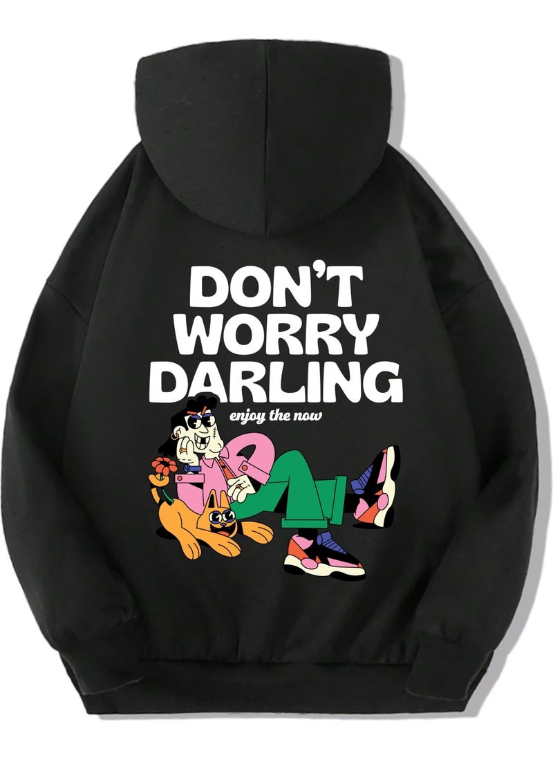 BRZ Collection - Unisex Kids Don'T Worry Hoodie - Image 1