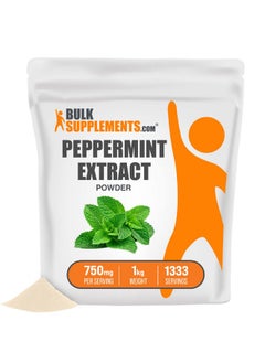BULKSUPPLEMENTS.COM Peppermint Extract Powder Herbal Supplement Powder Sourced From Peppermint Leaf Gluten Free 750Mg Per Serving 1333 Servings 1 Kilogram 22 Lbs  - Image 2