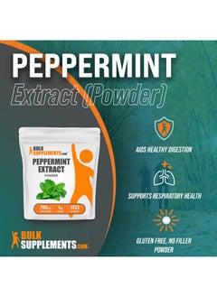 BULKSUPPLEMENTS.COM Peppermint Extract Powder Herbal Supplement Powder Sourced From Peppermint Leaf Gluten Free 750Mg Per Serving 1333 Servings 1 Kilogram 22 Lbs  - Image 3