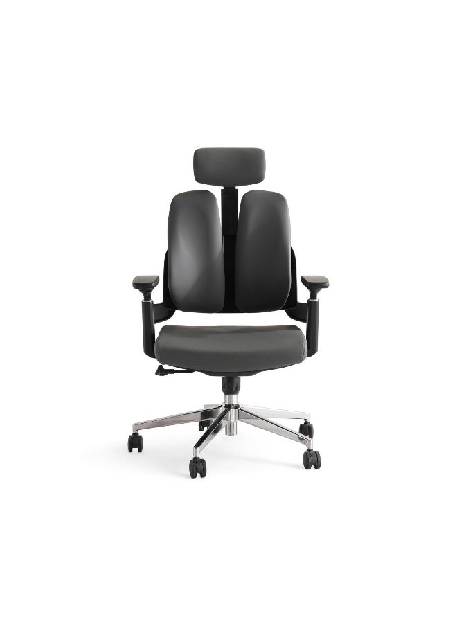 Pan Home Charley Office High Back Chair - Dark Grey  - Image 5