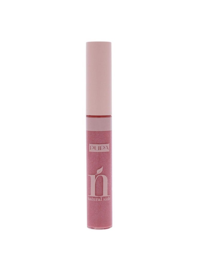 PUPA - Milano Natural Side Lip Gloss High Shine And Color Payoff Nourishing Formula Made With Natural Ingredients Enriched With Oils To Moisturize The Lips 003 Sweet Candy 0.17 Oz - Image 1