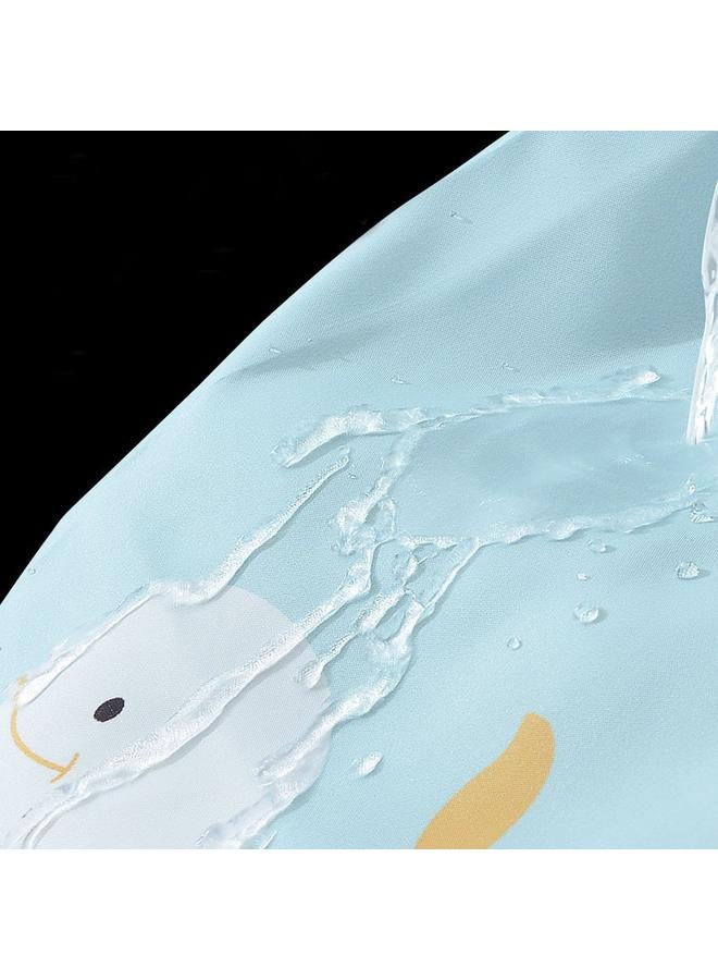 Bluejw Bathroom Shower Curtain Waterproof Cloth Bathroom Bath Cover Bath Cover Winter Household Heat Preservation Cover Warm Bath Photo Thickening - Image 4