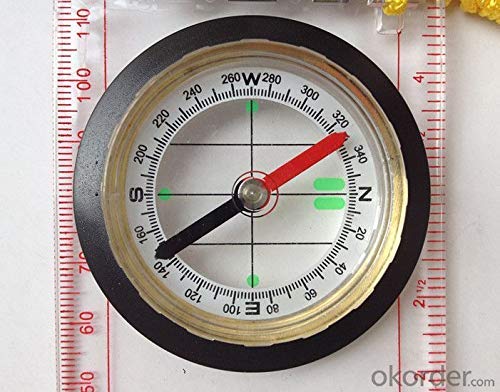 VENEKETY Map Ruler Mirror Scale Navigation Compass Scouts Survival Outdoor Camping Kits - Image 4