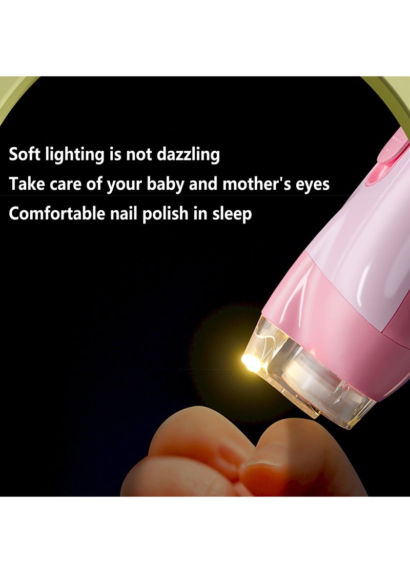 Arabest Baby Electric Nail File Drill for Baby No Sharp Claws Hurt, Nail Care Professional Manicure Pedicure System for Beauty Nail Art, 6 in 1 Safety Cutter Trimmer Clipper for Toes and Fingers  - Image 4