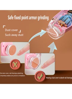 Arabest Baby Electric Nail File Drill for Baby No Sharp Claws Hurt, Nail Care Professional Manicure Pedicure System for Beauty Nail Art, 6 in 1 Safety Cutter Trimmer Clipper for Toes and Fingers  - Image 5