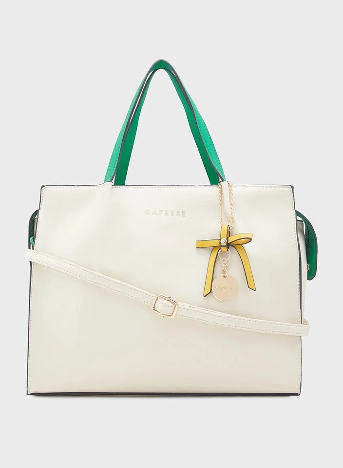 CAPRESE CAPRESE-TIERA SATCHEL LARGE CREAM