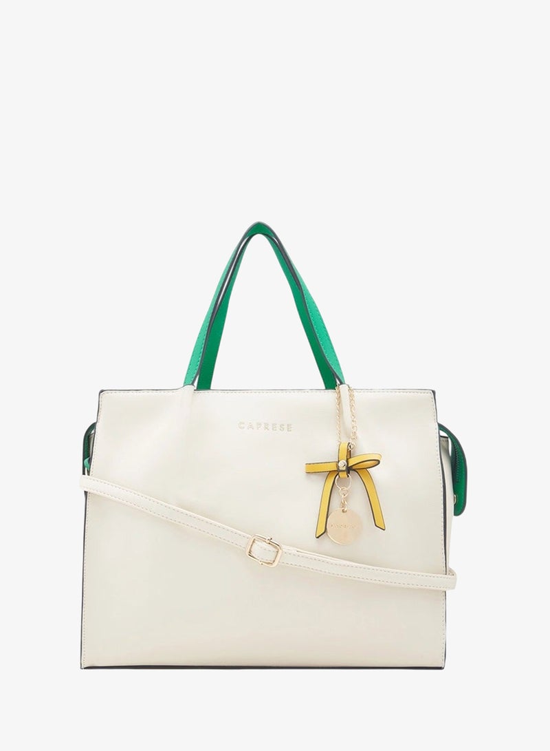 CAPRESE-TIERA SATCHEL LARGE CREAM - Image 4