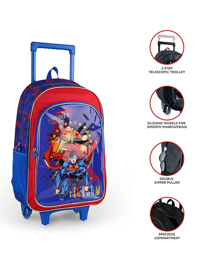 ترو كير 5 In 1 Warner Bros Superman Defender Of Freedom Trolley Box Set, 18 inches