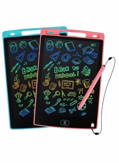 Y&D LCD Writing Tablet, Doodle Scribbler Pad 8.5 inch Colorful Screen Drawing Board Learning Gift for Kids, Educational Toys 3-6 Years Old Boys and Girls（2 Pack ）  - Image 1