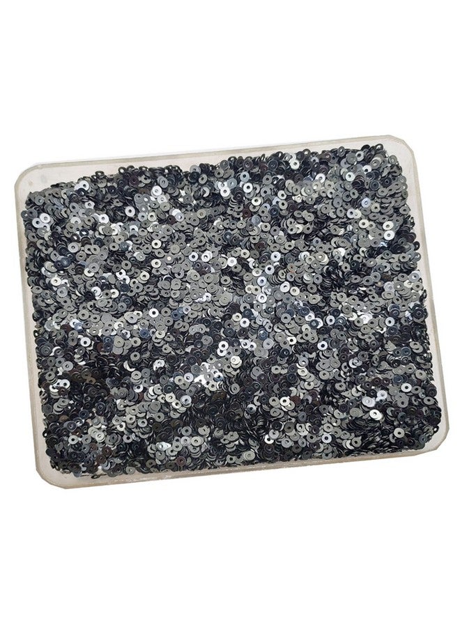 إيشوبي خرز سيتارا دائري الشكل من إي شوببي، 200 جرام، 3 مم، لون أسود، مصنوع من الترتر، مناسب لصنع المجوهرات والتطريز، مجموعة أدوات يدوية، خرز متسلسل لامع (4، 200 جرام) - Image 1