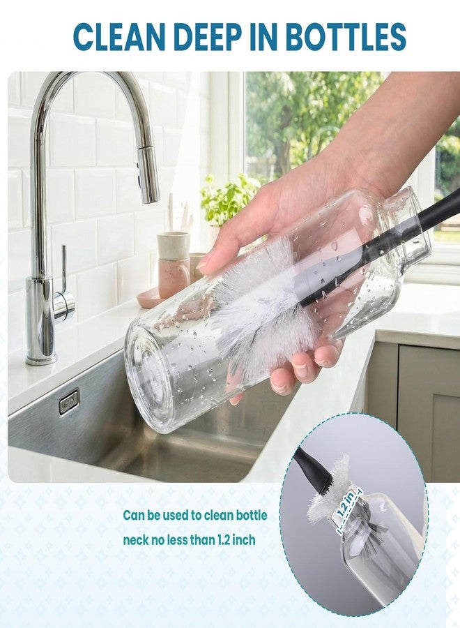 RIMAY Steel Bottle Brush Refills for OXO Stainless Steel Bottle Brush Only, 4 Pack Bottle Brush Replacement Head for Clean Water Bottle, Baby Bottle, Glasswares, Mugs - Image 5
