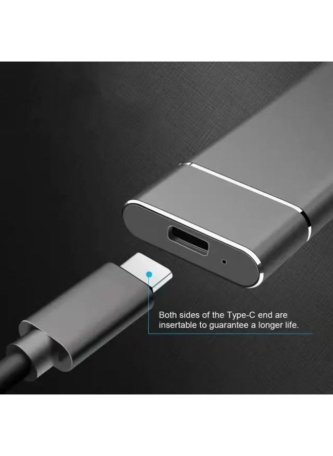 Generic Mobile Solid-state Hard Disk Ultra-thin Upgrade 8tb High-speed Mobile Phone Computer Portable Mobile Hard Disk Large Capacity U Disk-capacity:1TB (64G Expansion) 14th Generation Cross-border-Interface:red  - Image 4