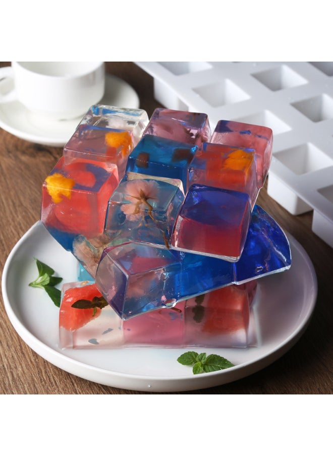 Generic - Large Fruit Rubik's Cube Mu Si Mold Three-dimensional Square Square Jiugongge Rubik's Cube Cake Mold Bracket-Color:Ordinary Version Rotatable Small Black For 3.3cm And 3.5cm - Image 1