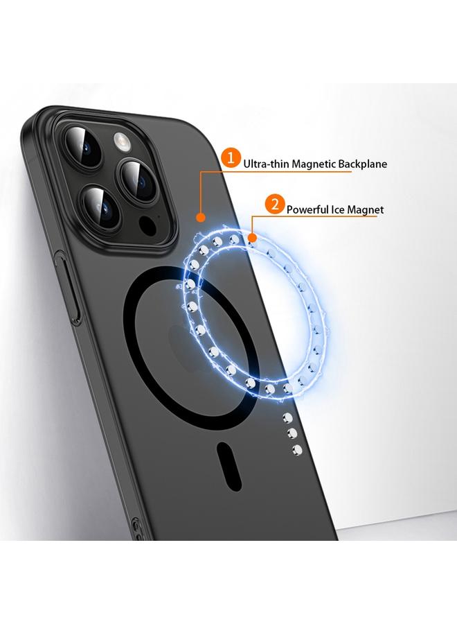 S-TOP Case For iPhone 13 Pro Max High Transparency MagSafe Ice Fog Phone Case - Image 4