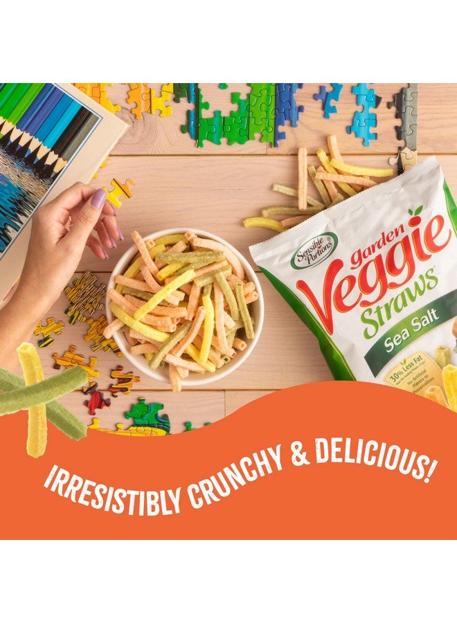 Sensible Portions Sensible Portions Veggie Straws Multi-Pack, Sea Salt and Zesty Ranch Flavor, Gluten-Free Chips, Individual Snacks, 0.75 Ounce Bag, 10-Pack  - Image 5