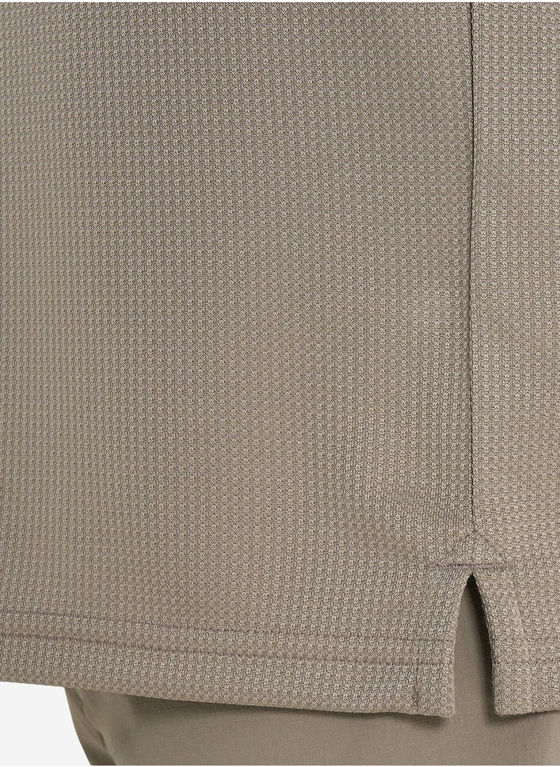 Outventure - Men's Polo Shirt Beige EU 44-46, Outventure, Moisture-Wicking Fabric, Quick-Drying, Durable and Comfortable for Active Adventures - Image 1