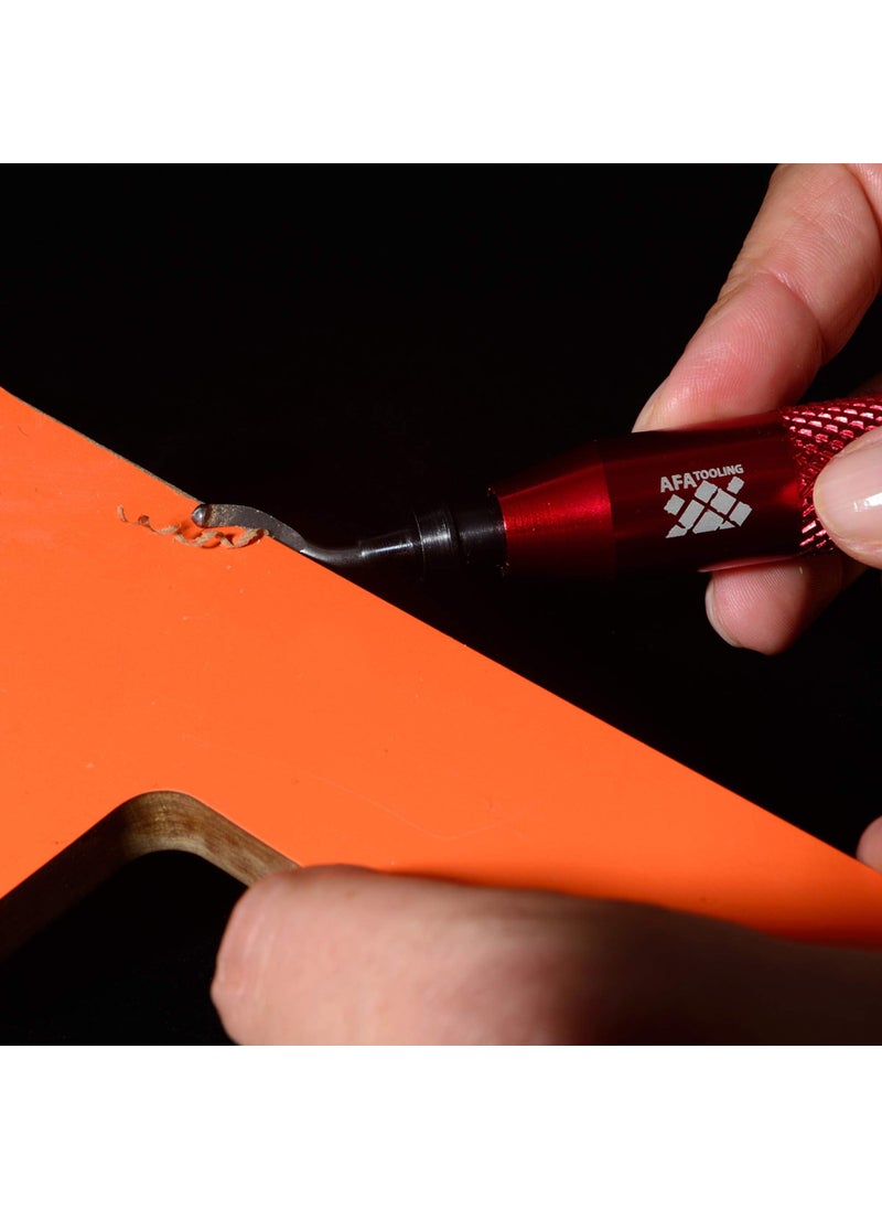 AFA Tooling Approved for Automotive AFA Tooling - Deburring Tool & 2 Countersink Hand Reamers with 10 Blades - Works on Metal, Resin, PVC Pipes, Copper, Plastic and 3D Printed Edges - Plumbing & 3D Printing Burr Removal Reamer Tool  - Image 4