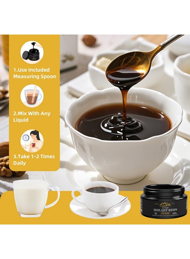 BIYODE راتنج شيلجيت النقي من بيود 600 ملغ | 50 حصة مع حمض الفولفيك و 85+ معدن نادر | مكمل طاقة نباتي، غير معدل وراثيًا للرجال والنساء | صيغة أيورفيدا القديمة - Image 4