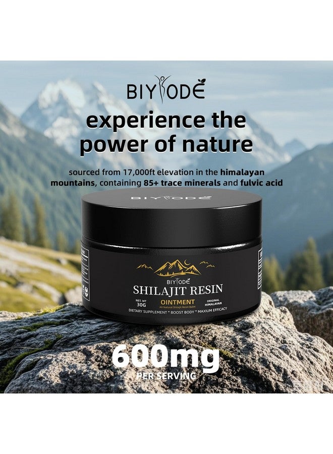 BIYODE راتنج شيلجيت النقي من بيود 600 ملغ | 50 حصة مع حمض الفولفيك و 85+ معدن نادر | مكمل طاقة نباتي، غير معدل وراثيًا للرجال والنساء | صيغة أيورفيدا القديمة - Image 3