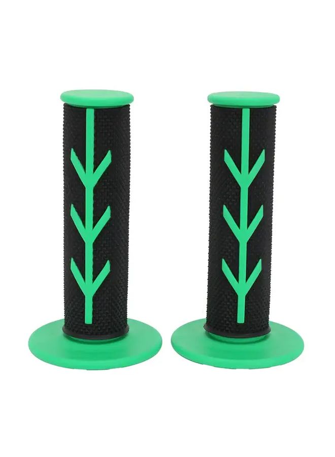 Black Handlebar Grips For Dirt Bike Motorcycle And ATV Textured Design - Image 3