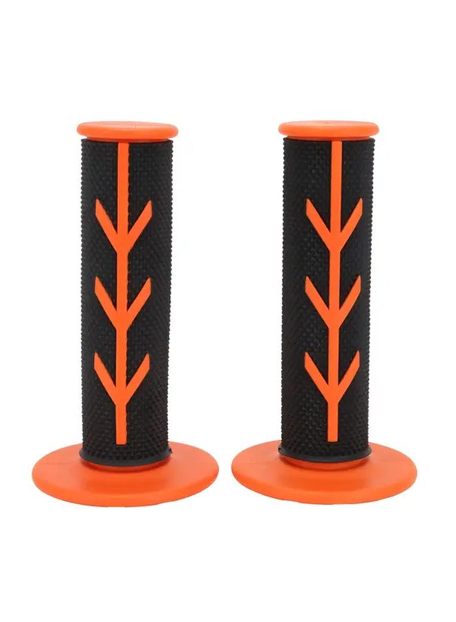 Black Handlebar Grips For Dirt Bike Motorcycle And ATV Textured Design - Image 4