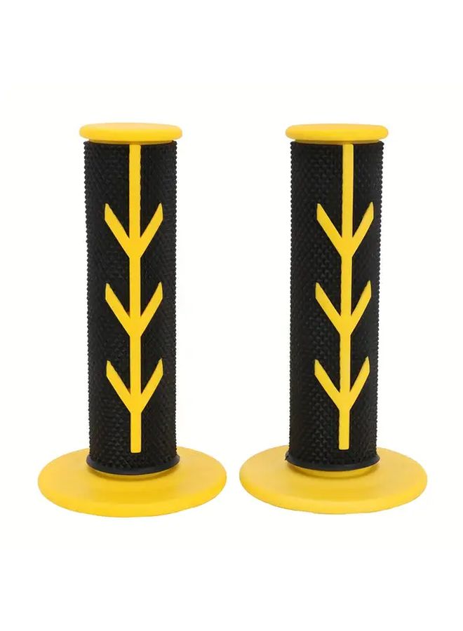 Black Handlebar Grips For Dirt Bike Motorcycle And ATV Textured Design - Image 5