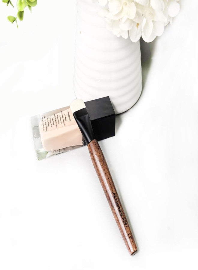ACOSBRUOP Small Foundation Brush, Premium Soft Bristle Detail Primer Face Brush for Blending Foundation, Foundation Cream, Studio Quality Makeup Brush Tools - Image 5