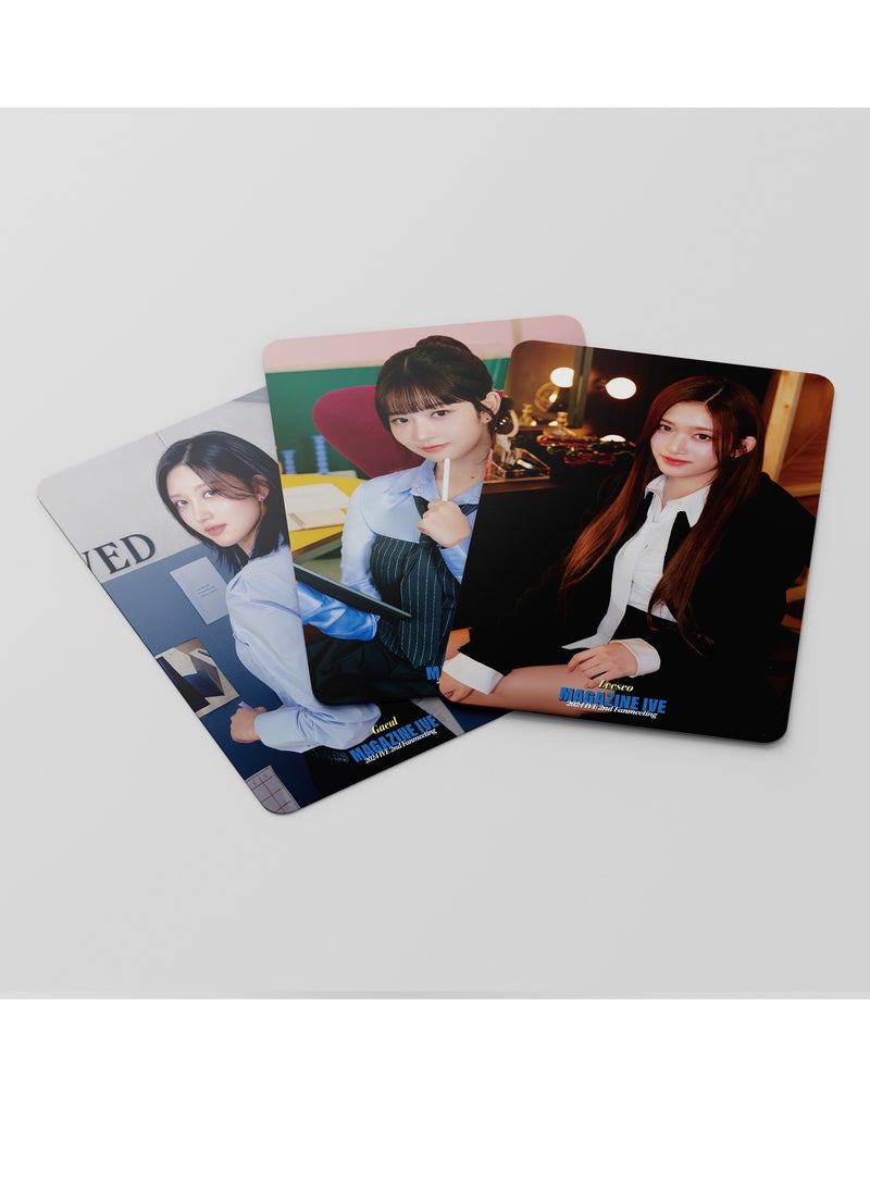 EHOME - 55Pcs  IVE 3rd OFFICIAL FAN CLUB DIVE' [IVE SCOUT] Lomo Card - Image 1