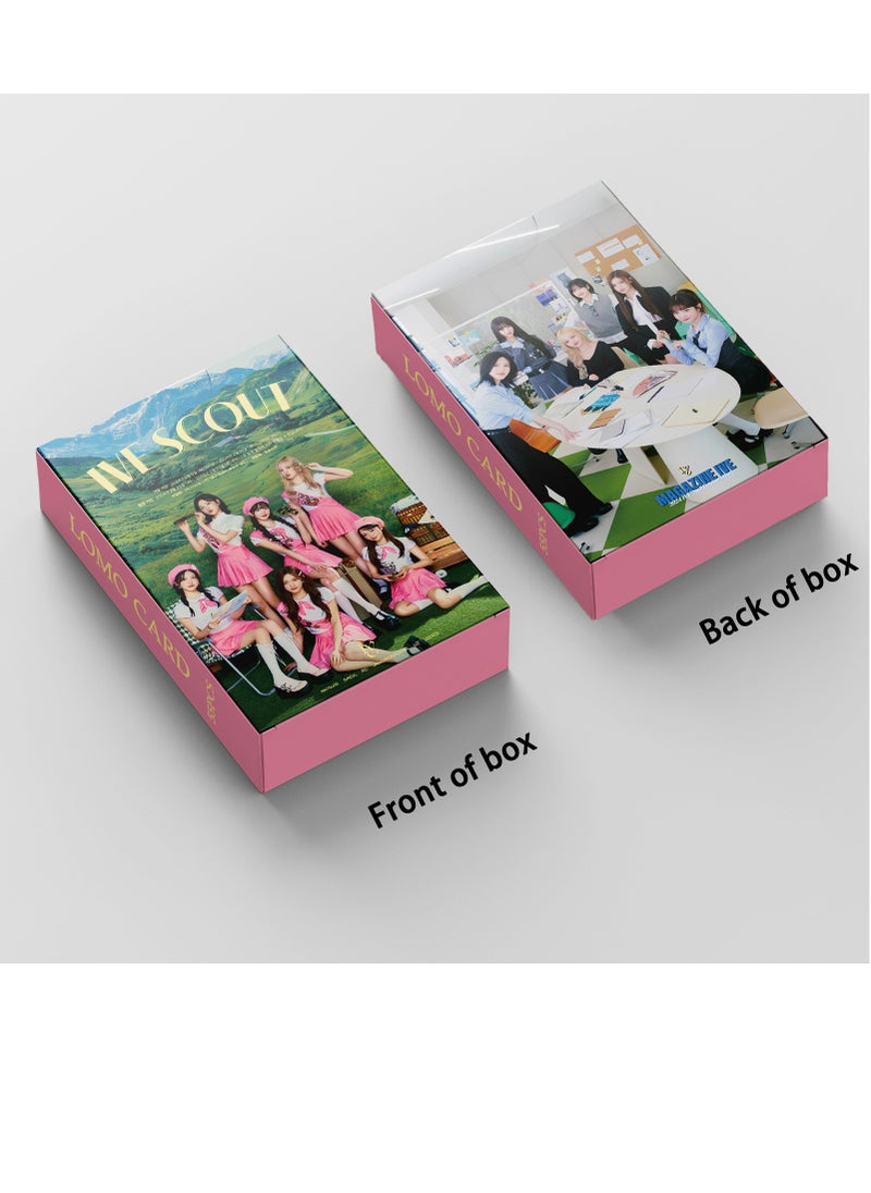 EHOME - 55Pcs  IVE 3rd OFFICIAL FAN CLUB DIVE' [IVE SCOUT] Lomo Card - Image 1