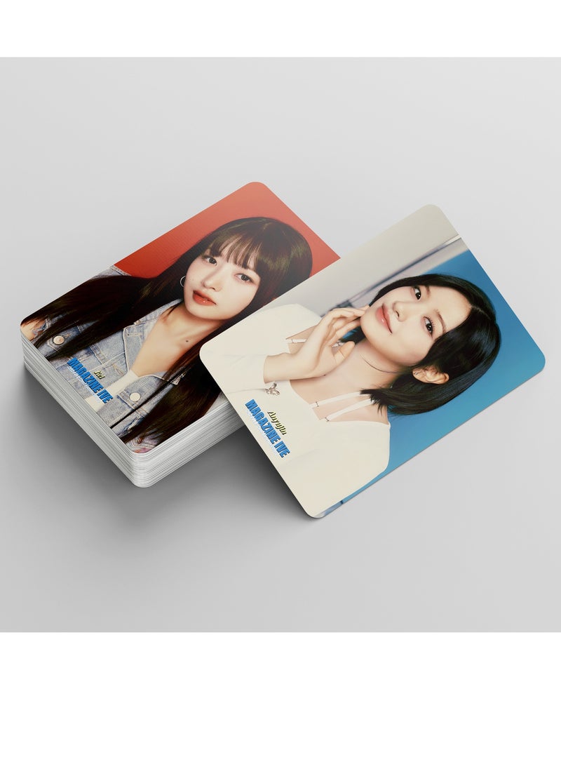 EHOME - 55Pcs  IVE 3rd OFFICIAL FAN CLUB DIVE' [IVE SCOUT] Lomo Card - Image 1