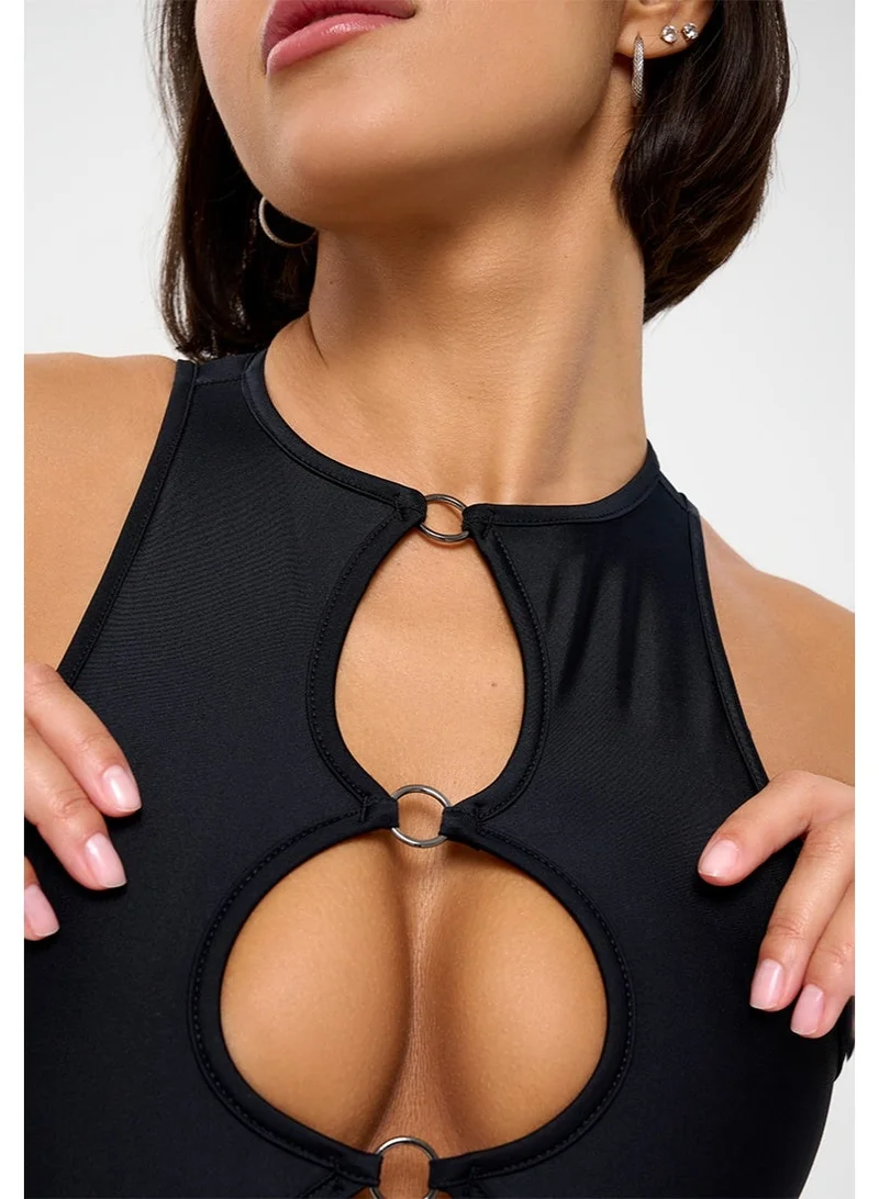 Bona Fide Miami Body Black Bona Fide Sexy One Piece Bathing Suit for Women - One Piece Swimsuits for Women - Monokini for Women | Best Price UAE