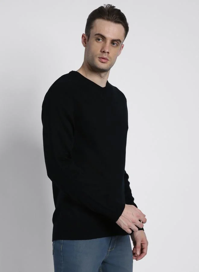 Dennis Lingo V Neck Slim Fit Sweater by Styli