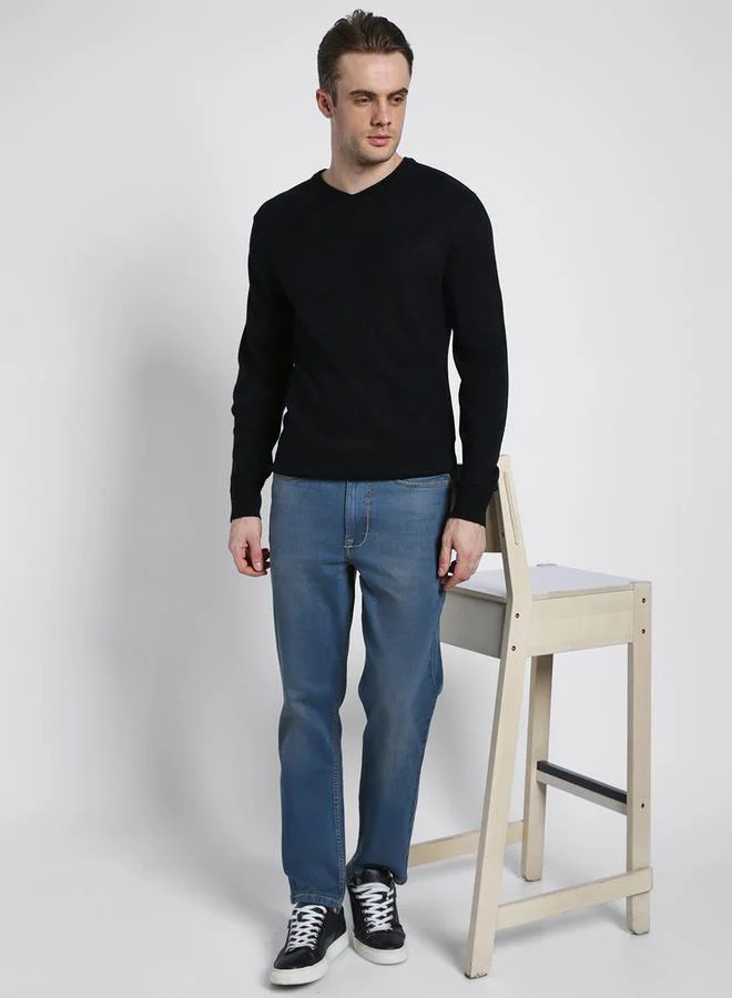 Dennis Lingo V Neck Slim Fit Sweater by Styli