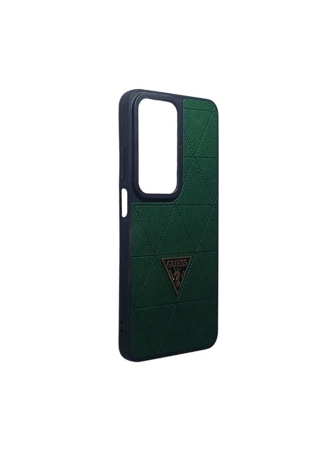 Phone Back Cover leather for  Oppo A80 5G green - Image 2