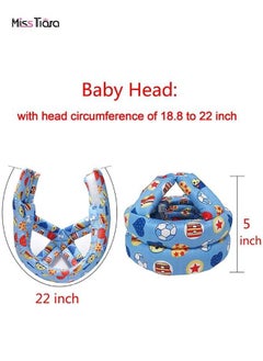 MissTiara Baby Safety Helmet Head Protector Breathable & Adjustable Head Cushion Bumper Bonnet for Running Walking Crawling - pzsku/Z6A88347883E07CDB5546Z/45/_/1684314685/ea899942-0ab3-44eb-abff-b8d68f37753c