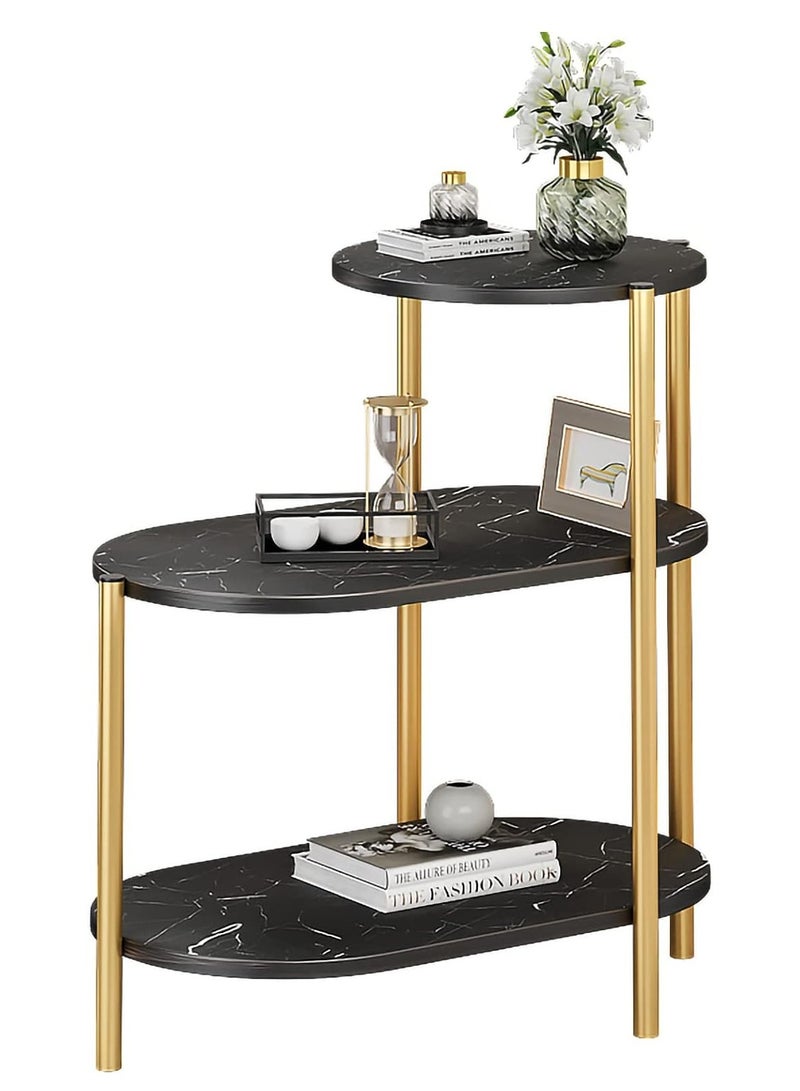 DubaiGallery Multi-Layer Sofa Coffee Tables Luxury Italian Light Simple Bedside Tables Modern Home Furniture Living Room Small Round Table - Image 2